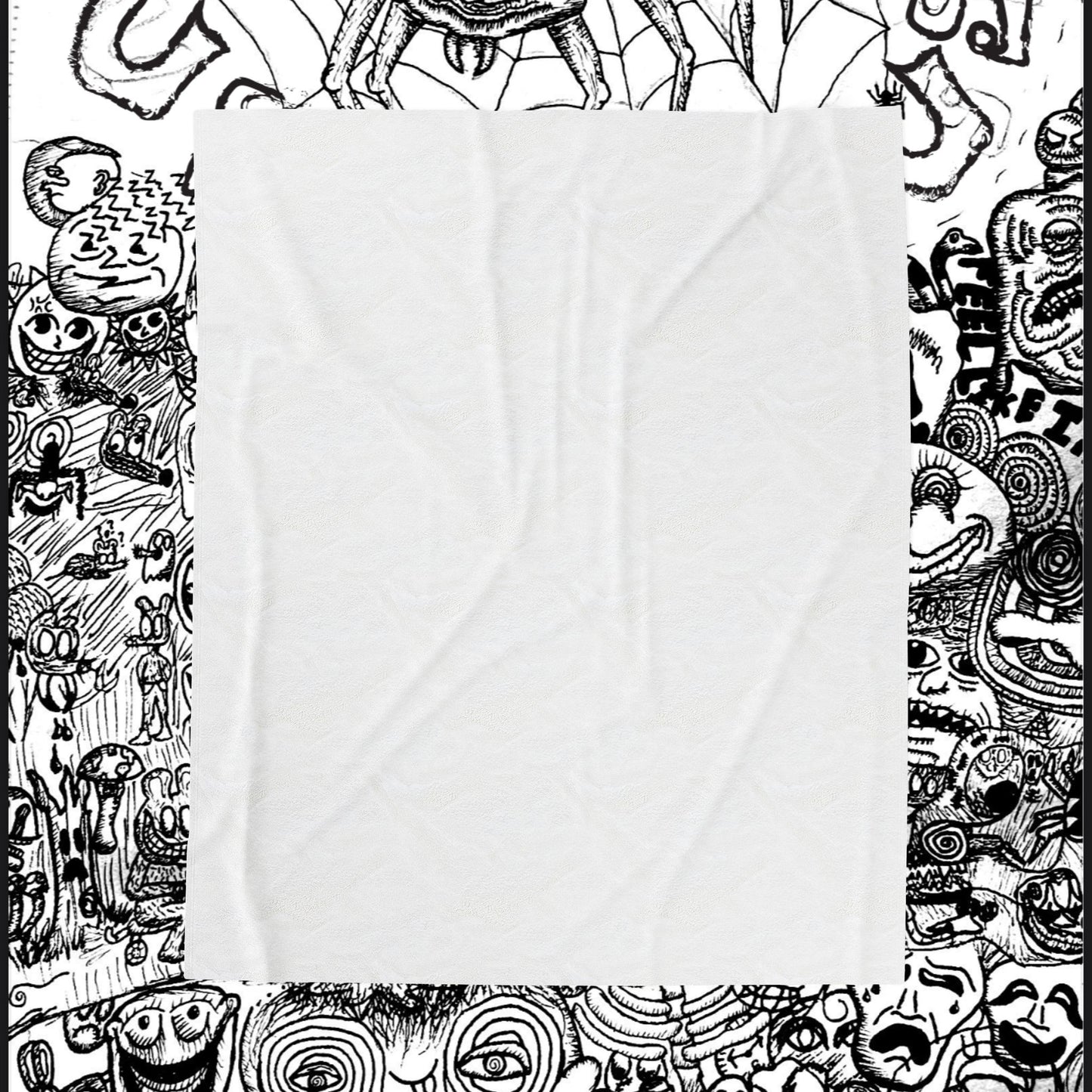 Grimy Art Sketch Blanket