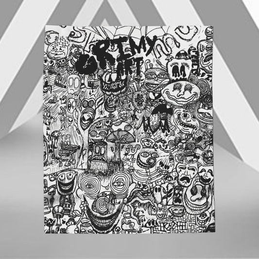 Grimy Art Sketch Blanket