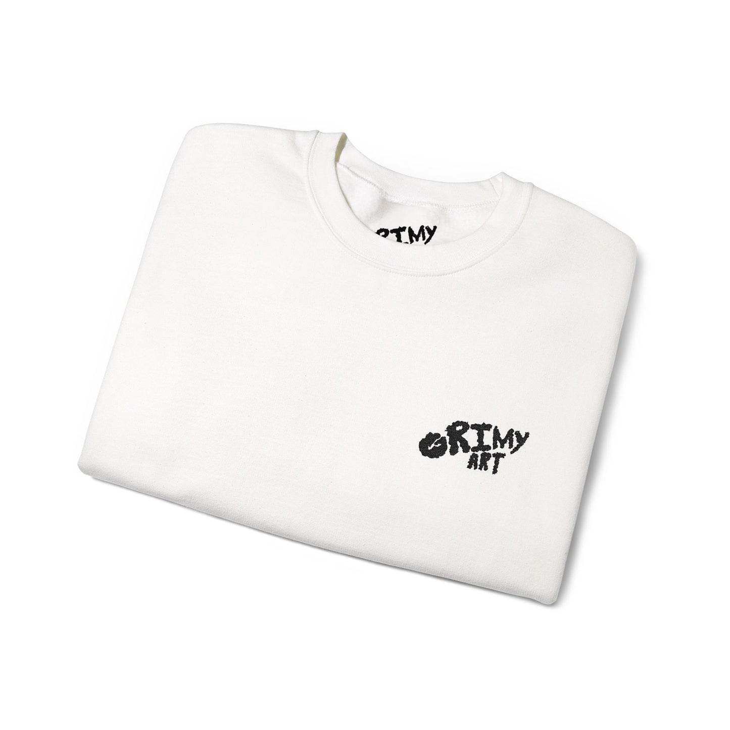 Grimy Art Spider Embroidered Crewneck