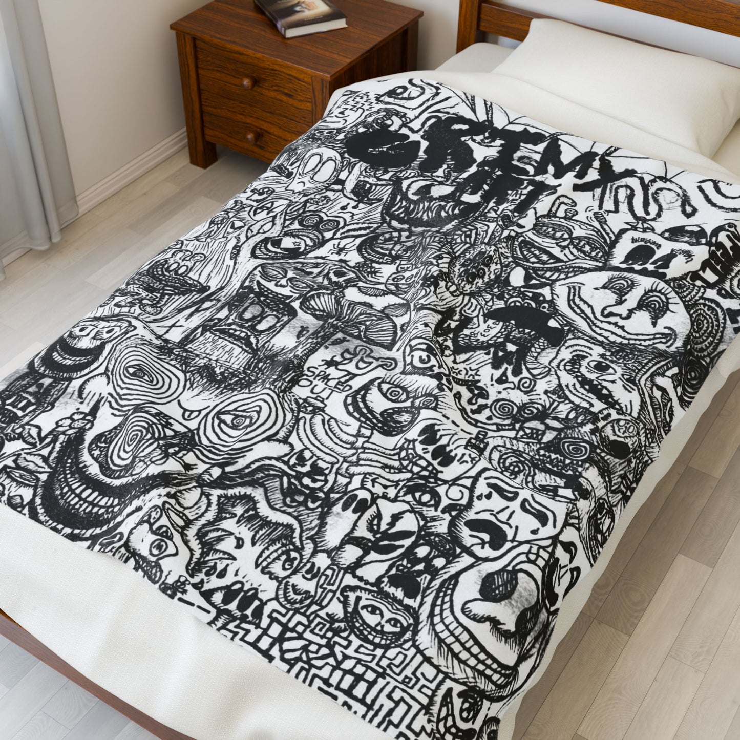 Grimy Art Sketch Blanket